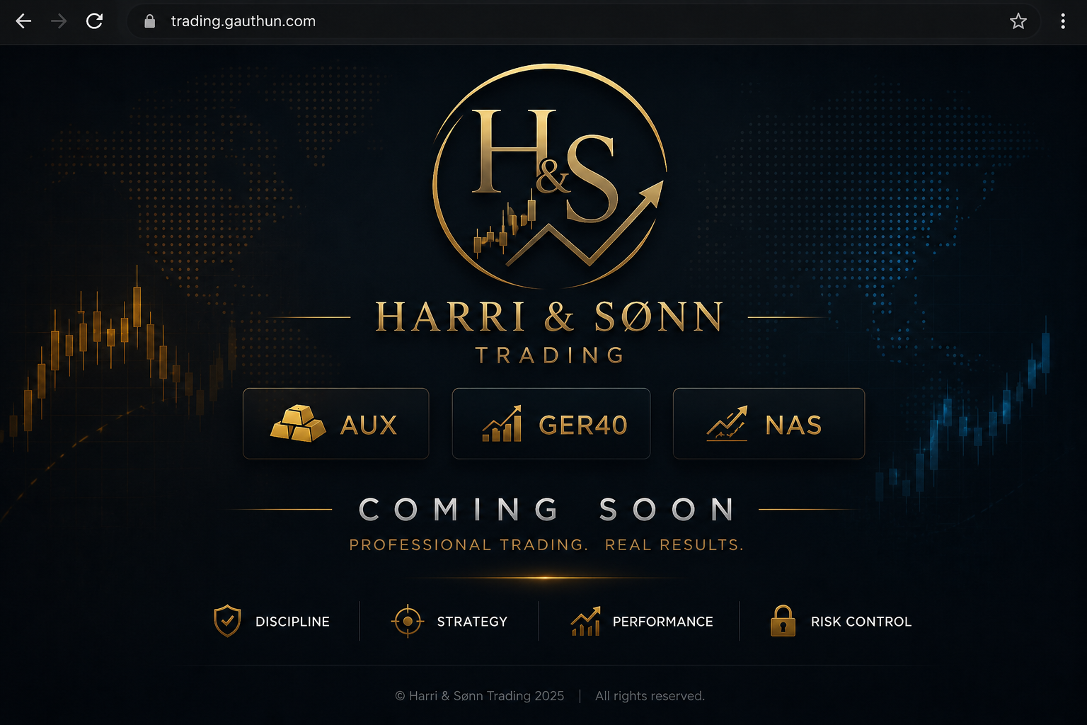 Harri & Sønn Trading – Coming Soon